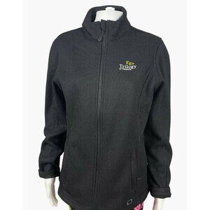OGIO Womens Medium Full Zip Knit Jacket Black Trilogy At Vistancia Logo